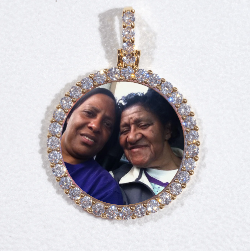3D CIRCLE CUSTOM PICTURE PENDANT SMALL SIZE