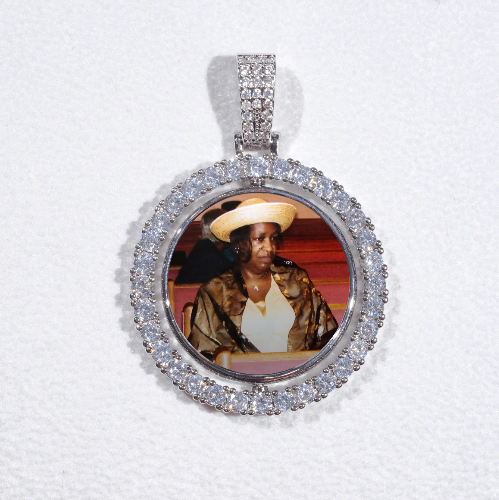 3D Spinning 2-Faced Custom Picture Pendant