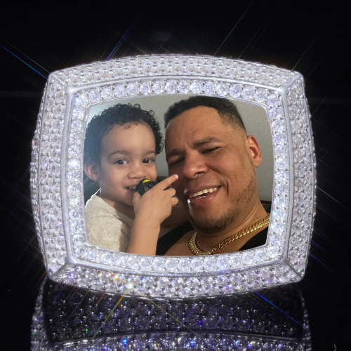3D CUSTOM PICTURE ICED RING