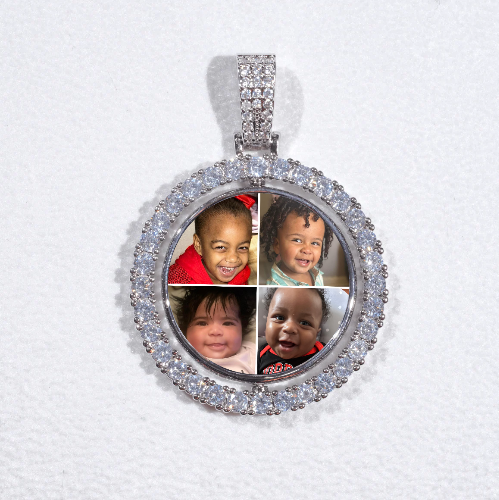 3D Spinning 2-Faced Custom Picture Pendant
