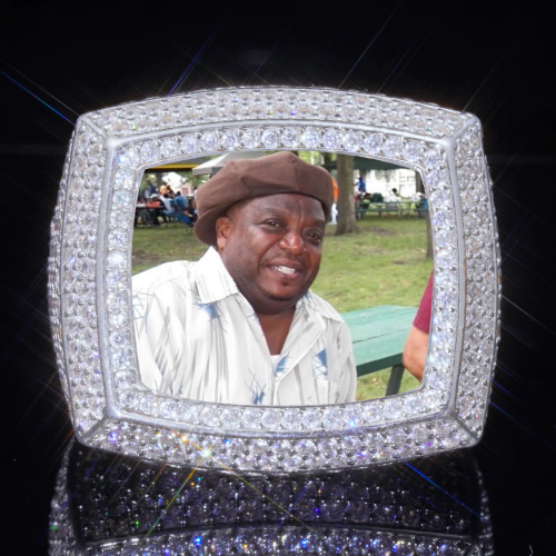 3D CUSTOM PICTURE ICED RING