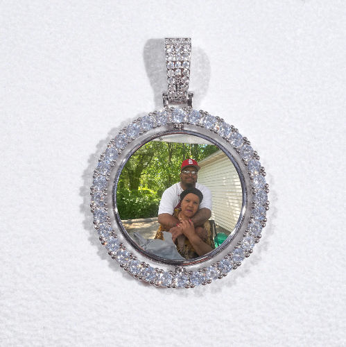 3D Spinning 2-Faced Custom Picture Pendant
