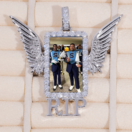 RIP WING 3D CUSTOM PICTURE PENDANT