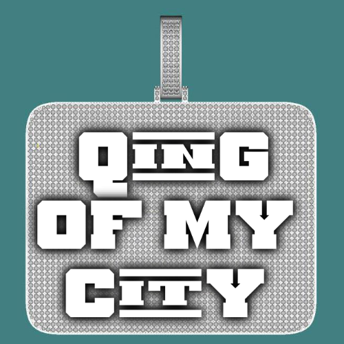 CUSTOM LETTER NECKLACE 3D BIG SQUARE