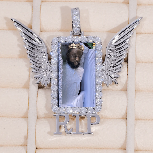 RIP WING 3D CUSTOM PICTURE PENDANT