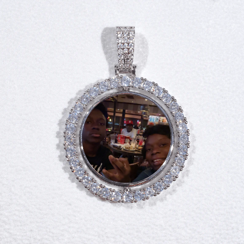 3D Spinning 2-Faced Custom Picture Pendant
