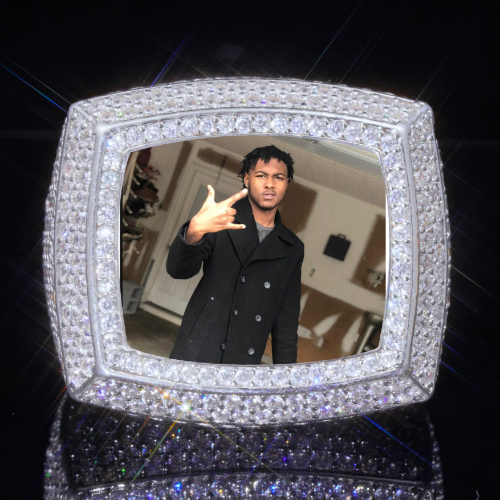 3D CUSTOM PICTURE ICED RING