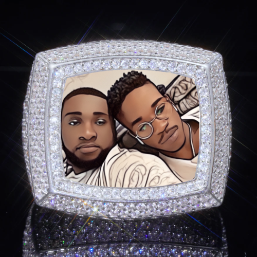 3D CUSTOM PICTURE ICED RING