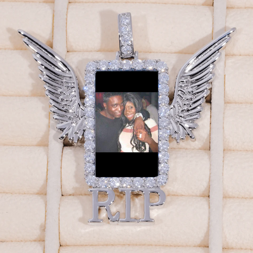 RIP WING 3D CUSTOM PICTURE PENDANT