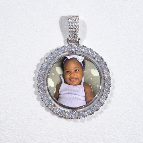 3D Spinning 2-Faced Custom Picture Pendant