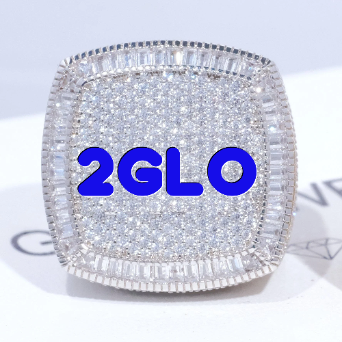 CUSTOM LETTER 3D ICED RING