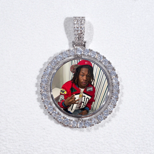 3D Spinning 2-Faced Custom Picture Pendant