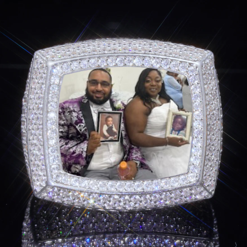 3D CUSTOM PICTURE ICED RING