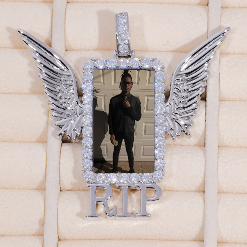 RIP WING 3D CUSTOM PICTURE PENDANT