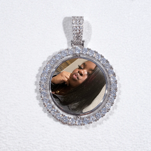 3D Spinning 2-Faced Custom Picture Pendant