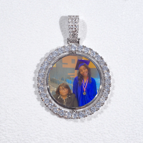 3D Spinning 2-Faced Custom Picture Pendant