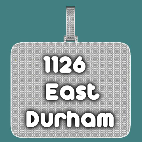 CUSTOM LETTER NECKLACE 3D BIG SQUARE