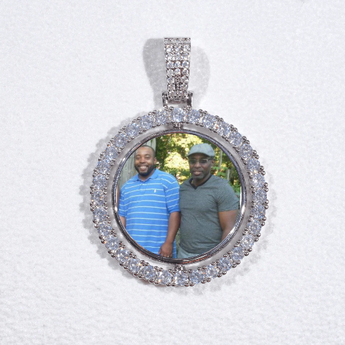 3D Spinning 2-Faced Custom Picture Pendant