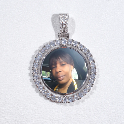 3D Spinning 2-Faced Custom Picture Pendant