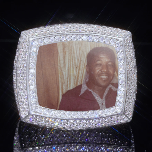 3D CUSTOM PICTURE ICED RING