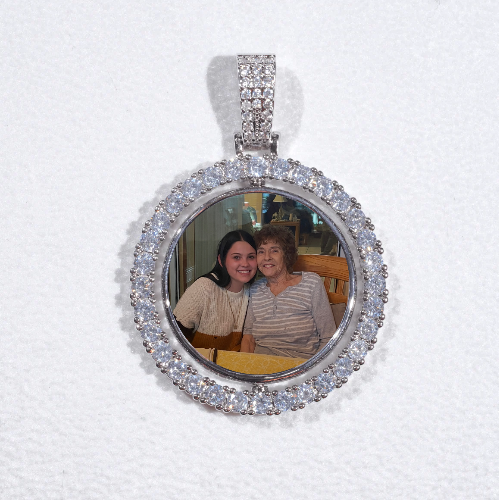 3D Spinning 2-Faced Custom Picture Pendant