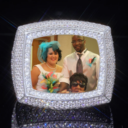 3D CUSTOM PICTURE ICED RING