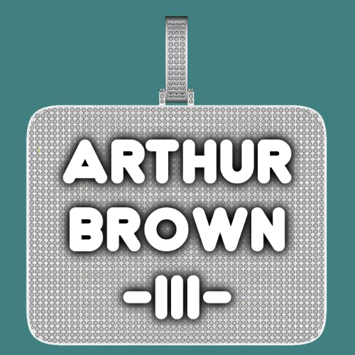 CUSTOM LETTER NECKLACE 3D BIG SQUARE