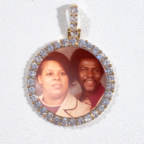 3D CIRCLE CUSTOM PICTURE PENDANT SMALL SIZE
