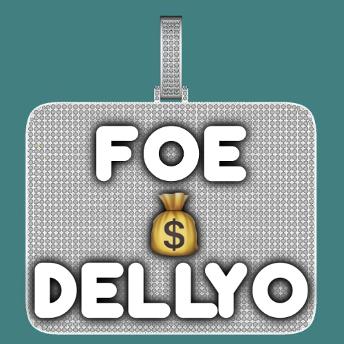 CUSTOM LETTER NECKLACE 3D BIG SQUARE