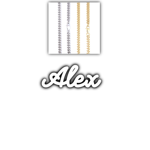 Script Custom Letter Necklace