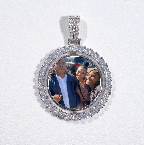 3D Spinning 2-Faced Custom Picture Pendant