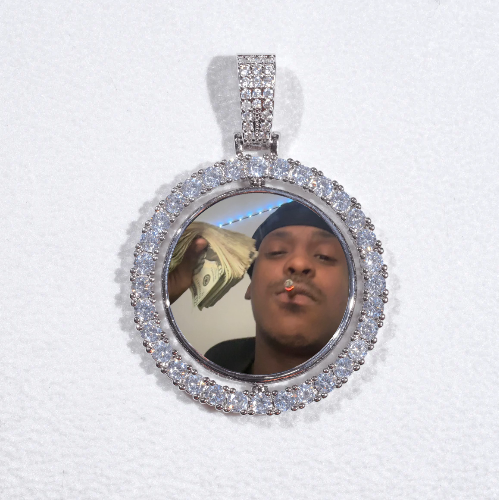 3D Spinning 2-Faced Custom Picture Pendant