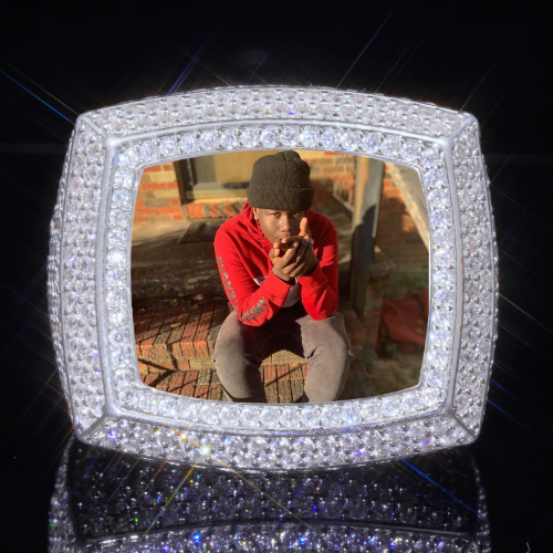 3D CUSTOM PICTURE ICED RING