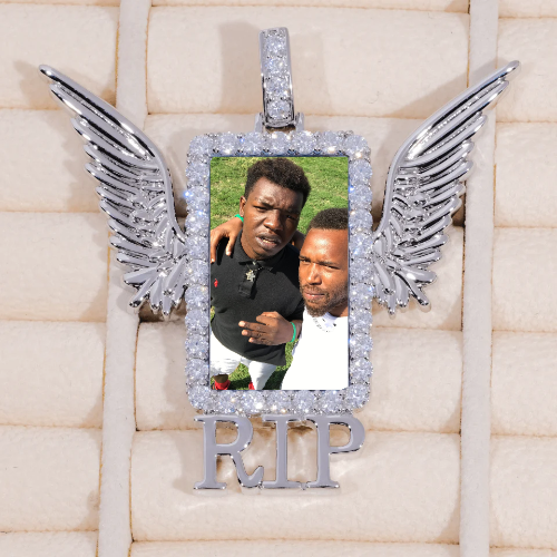 RIP WING 3D CUSTOM PICTURE PENDANT