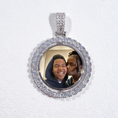 3D Spinning 2-Faced Custom Picture Pendant