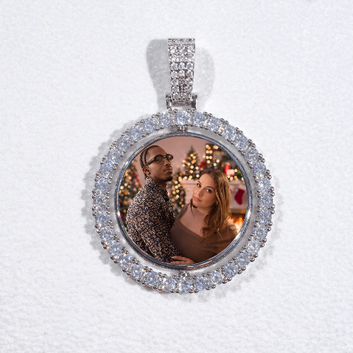 3D Spinning 2-Faced Custom Picture Pendant