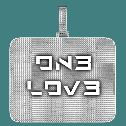 CUSTOM LETTER NECKLACE 3D BIG SQUARE