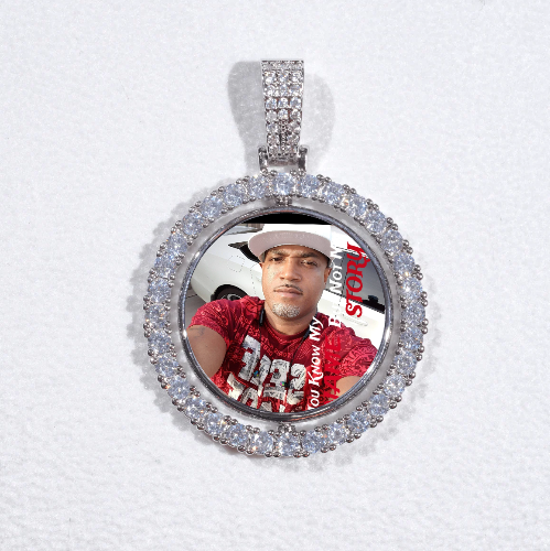 3D Spinning 2-Faced Custom Picture Pendant