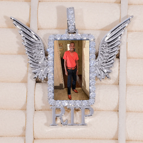 RIP WING 3D CUSTOM PICTURE PENDANT