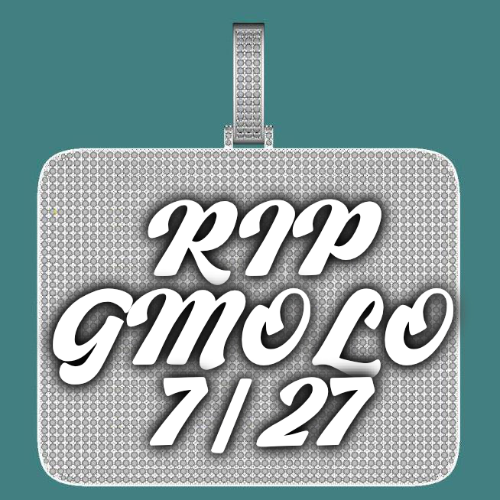 CUSTOM LETTER NECKLACE 3D BIG SQUARE