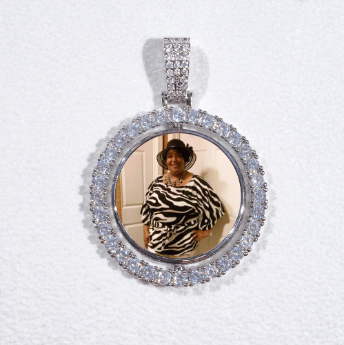 3D Spinning 2-Faced Custom Picture Pendant