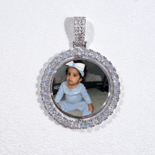 3D Spinning 2-Faced Custom Picture Pendant