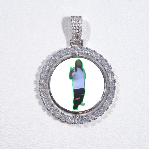 3D Spinning 2-Faced Custom Picture Pendant