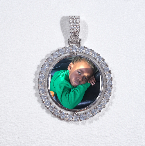 3D Spinning 2-Faced Custom Picture Pendant