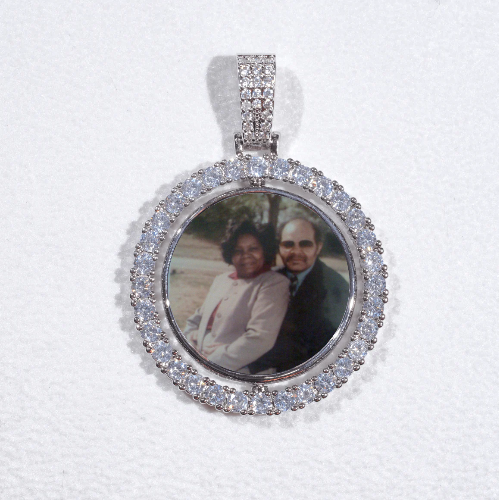 3D Spinning 2-Faced Custom Picture Pendant