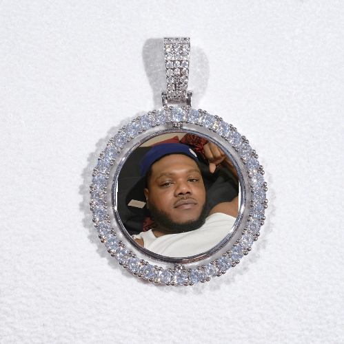 3D Spinning 2-Faced Custom Picture Pendant