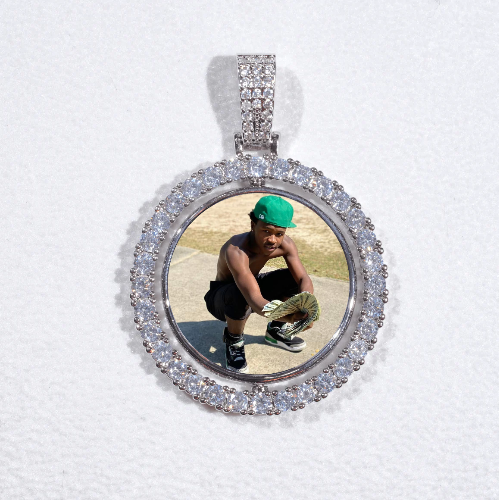 3D Spinning 2-Faced Custom Picture Pendant