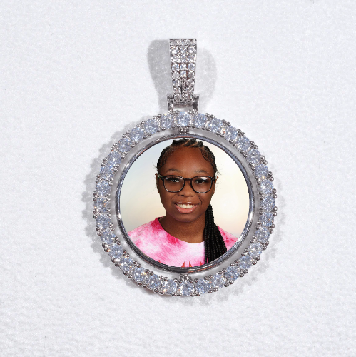 3D Spinning 2-Faced Custom Picture Pendant