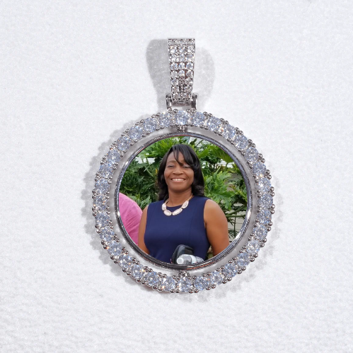 3D Spinning 2-Faced Custom Picture Pendant