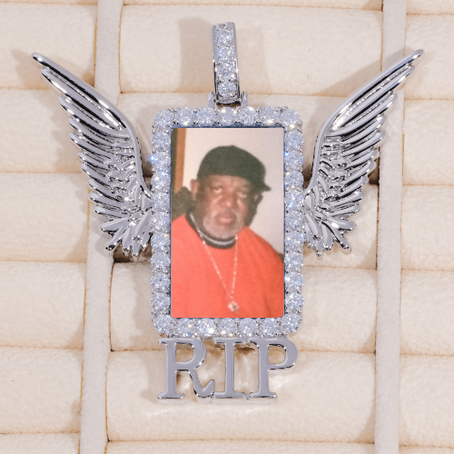RIP WING 3D CUSTOM PICTURE PENDANT